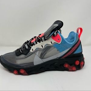 Nike React Element 87 Solar Red 2018 4Y/women 5.5
